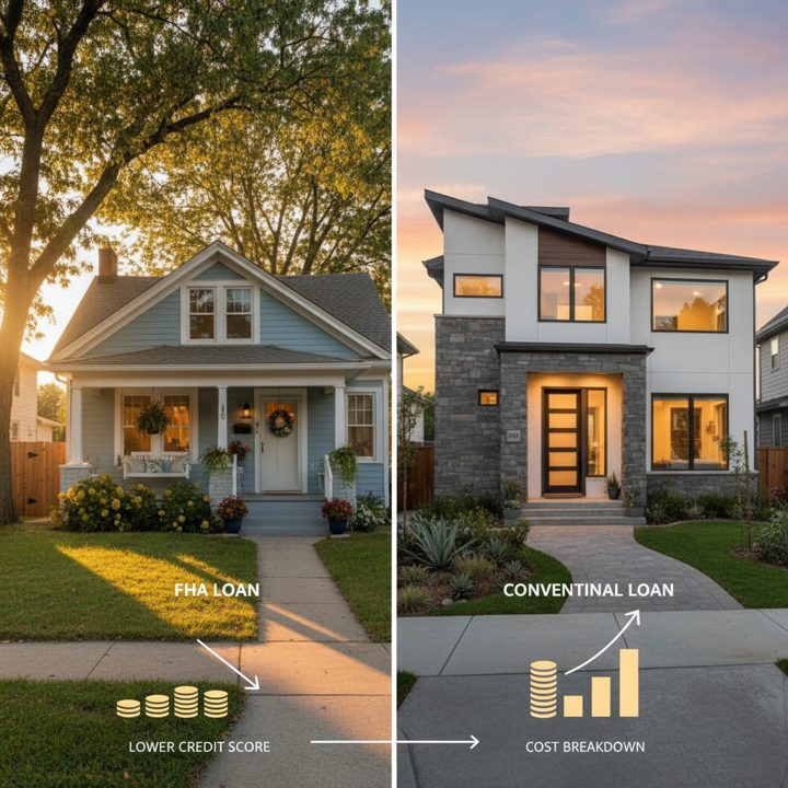 FHA vs Conventional Loans: Cost Breakdown by Credit Score