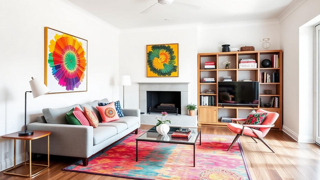 No-Paint Ways to Add Color to a Room: Interior Design Ideas